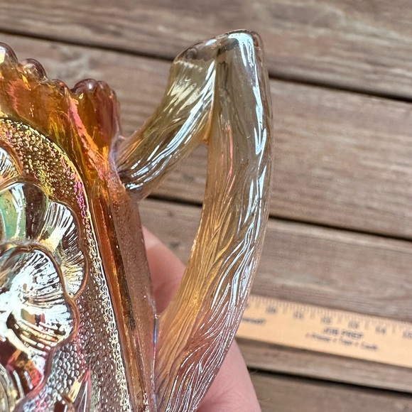 Iridescent Floral Glass Creamer - Picture 9 of 9